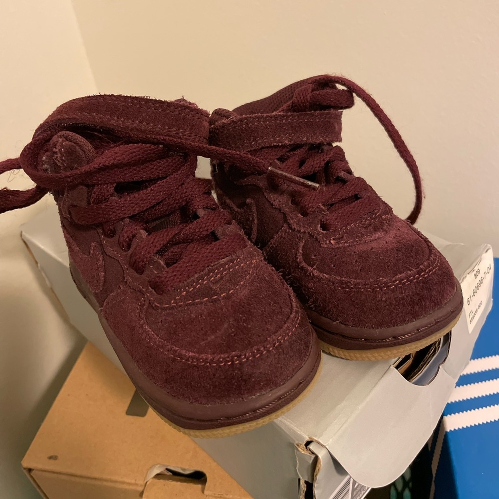COPY - Infant Burgundy Air Force 1